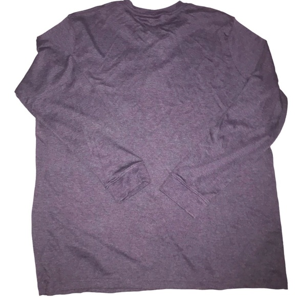 New Mens Crew Neck Pull Over Long Sleeve 3 Button Henley Big And Tall Size 3X - Picture 2 of 5